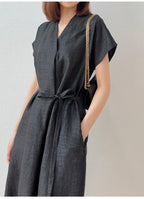 Tortoise pattern fragrant cloud yarn waist silk mulberry silk medium and long skirt