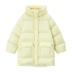 Super Soft High Density Zero Pressure Hooded Gall Free Down Jacket