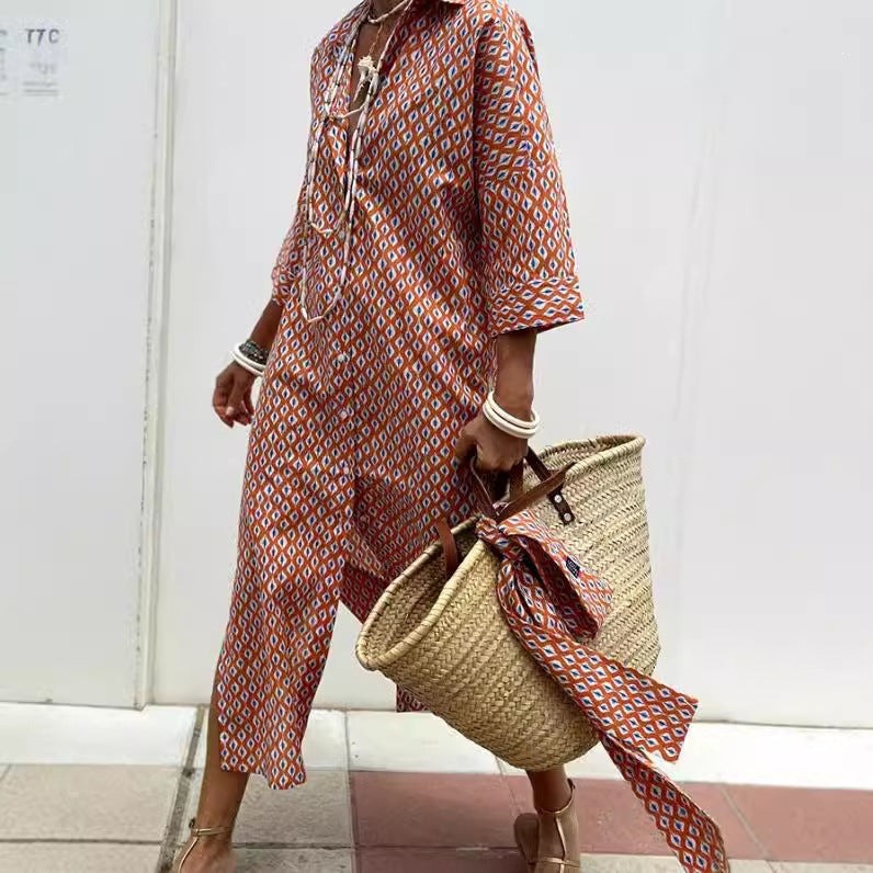 Split shirt split dress