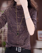 Bottom shirt double-sided velvet thermal top