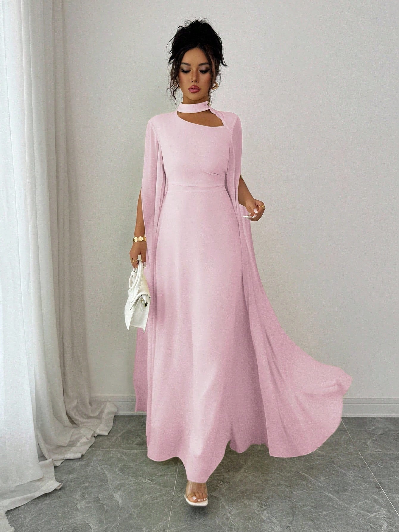 Strappy Cloak Back Chain Slim Fit onesie
