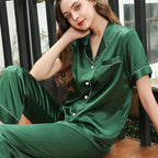 Silk pajamas
