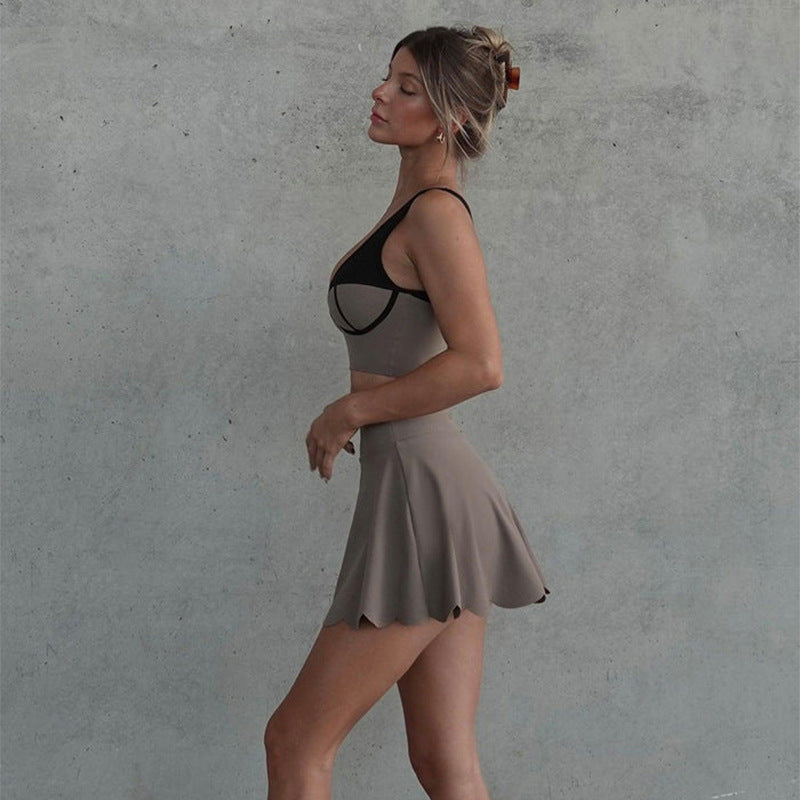 Sports V-neck bra yoga clothes