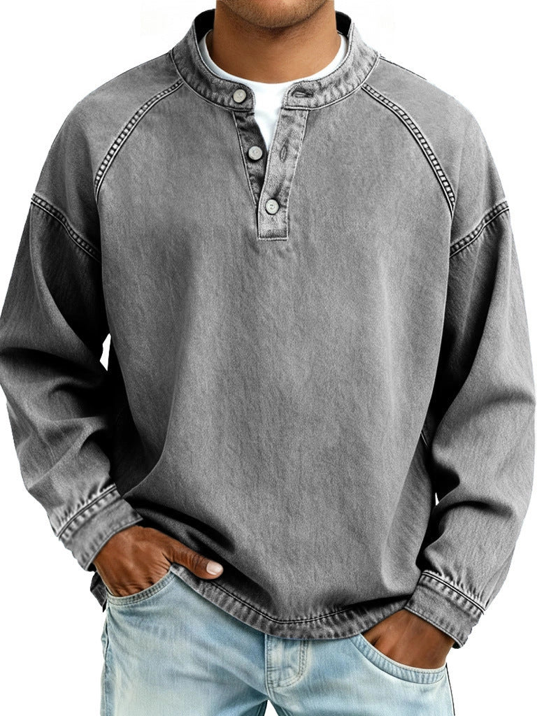 Shirt Solid Color Long Sleeve Shirt