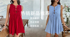 Suspender A-shaped long dress dress
