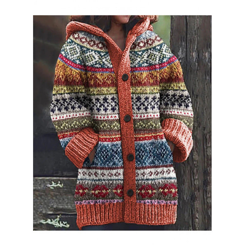 Halloween Animal 3D Printed Casual Hooded Cloak Jacket