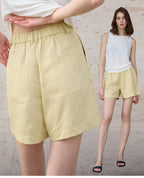 Loose straight three-point pants