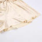 Silk long-sleeved bathrobe loungewear