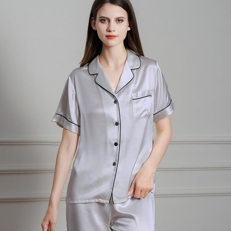 Silk pajamas