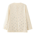 Rivet embellished blazer