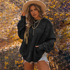 Personalized trendy jumper washed sweater