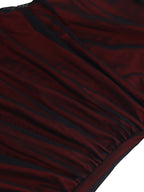 Sexy satin solid color dress