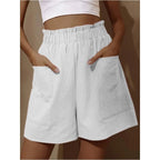 High waist casual shorts