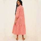 Printed shirt dress