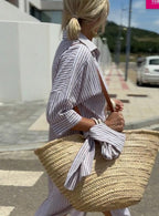 Split shirt split dress