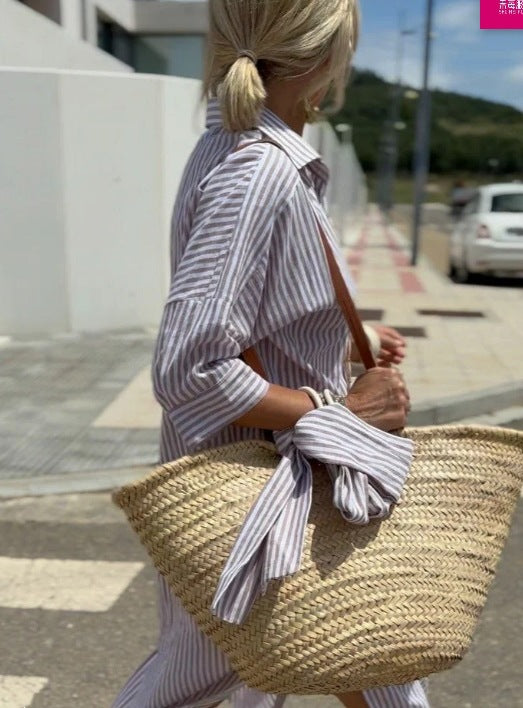 Split shirt split dress