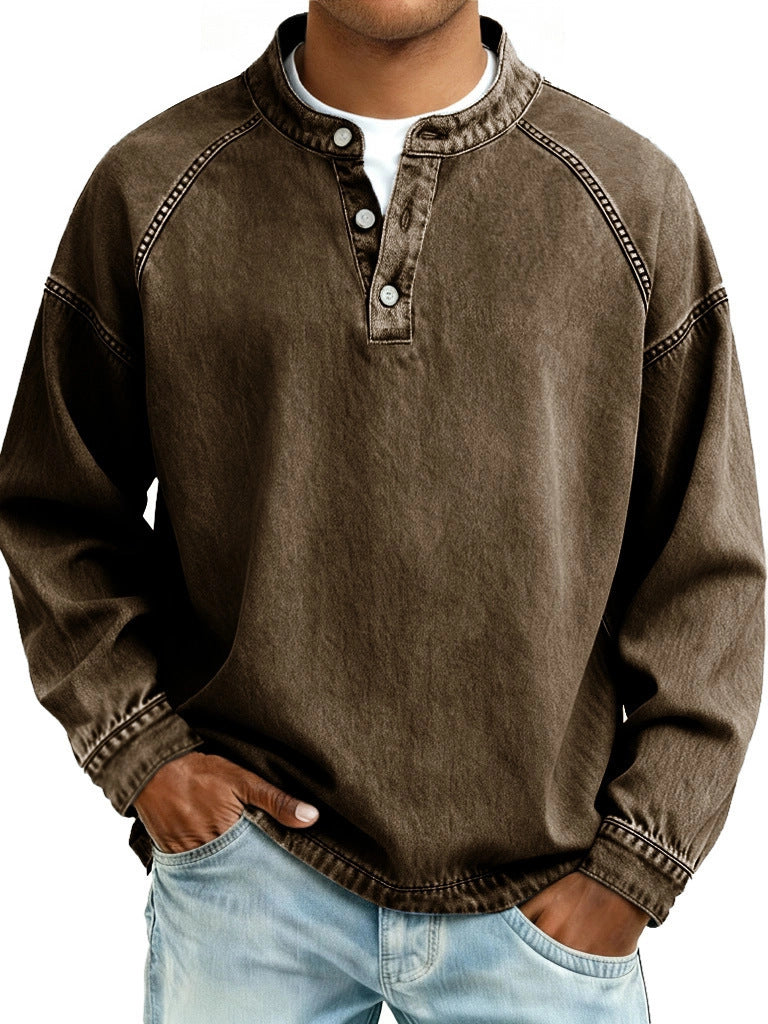 Shirt Solid Color Long Sleeve Shirt