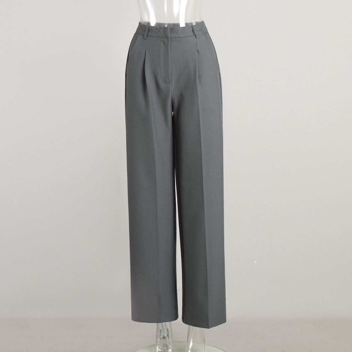 Loose straight trousers suit pants