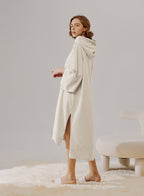 Oversized Hooded Cotton Dress