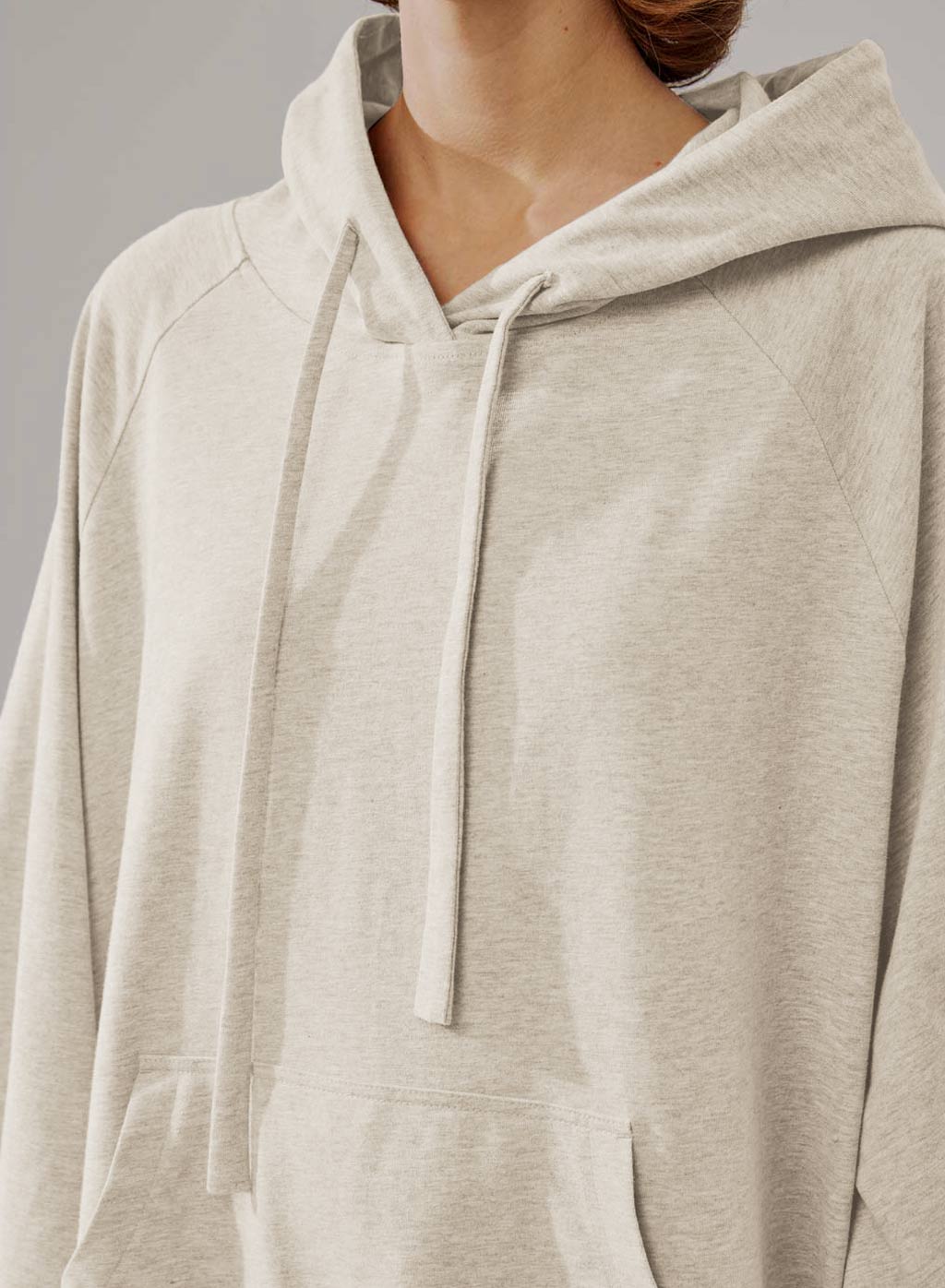 Oversized Hooded Cotton Dress