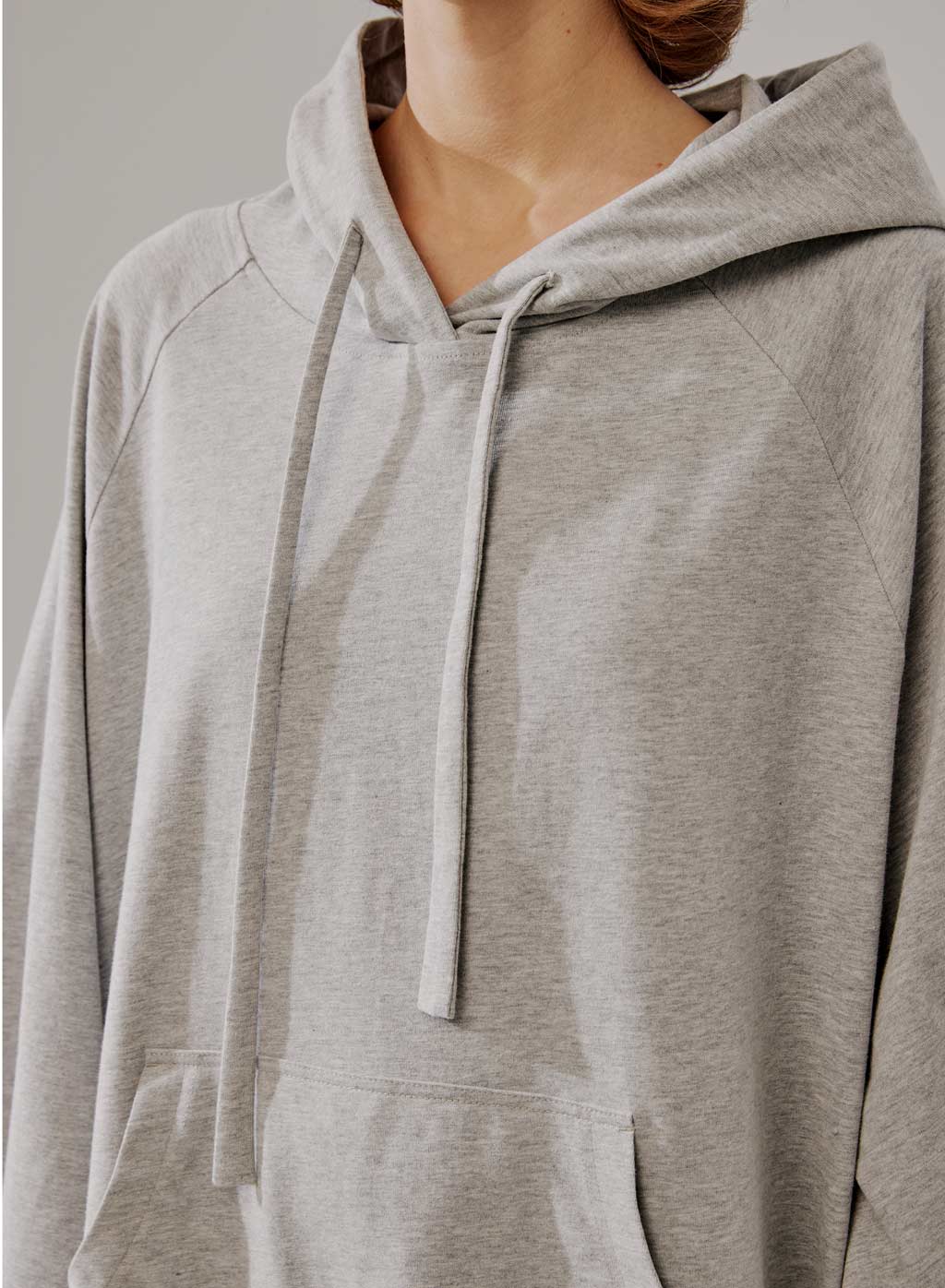 Oversized Hooded Cotton Dress