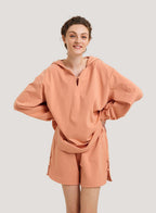 Oversized Split Hem Hoodie