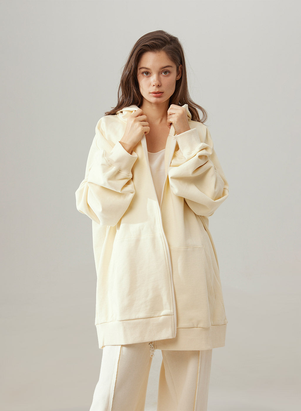 Oversized Zip Up Hoodie