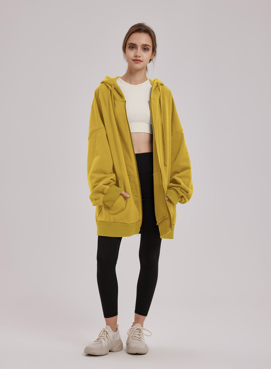 Oversized Zip Up Hoodie