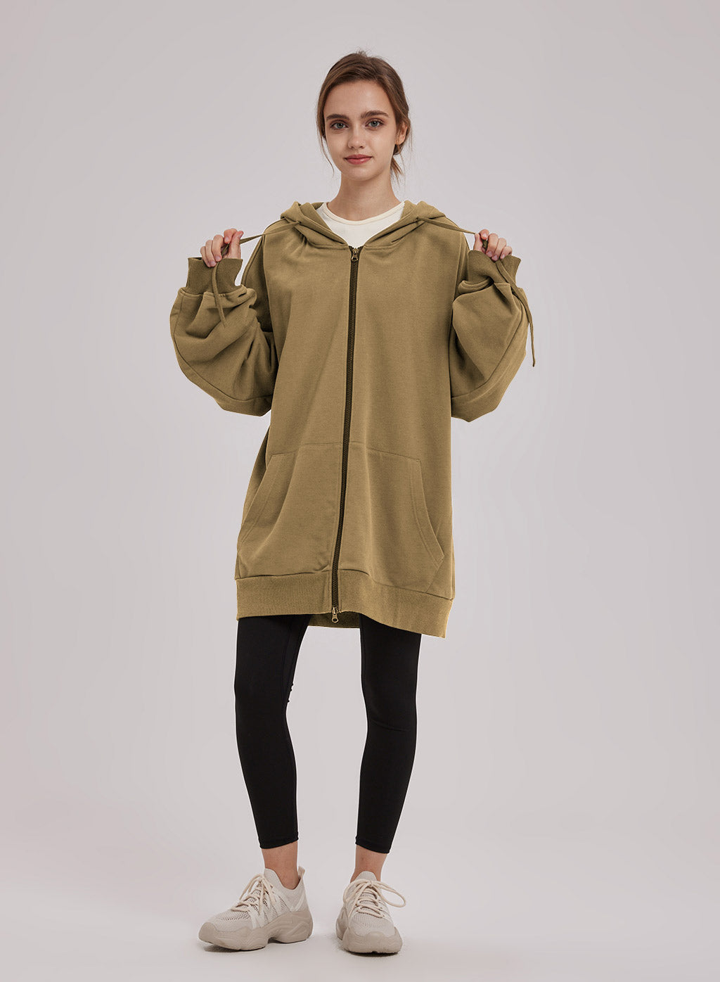 Oversized Zip Up Hoodie