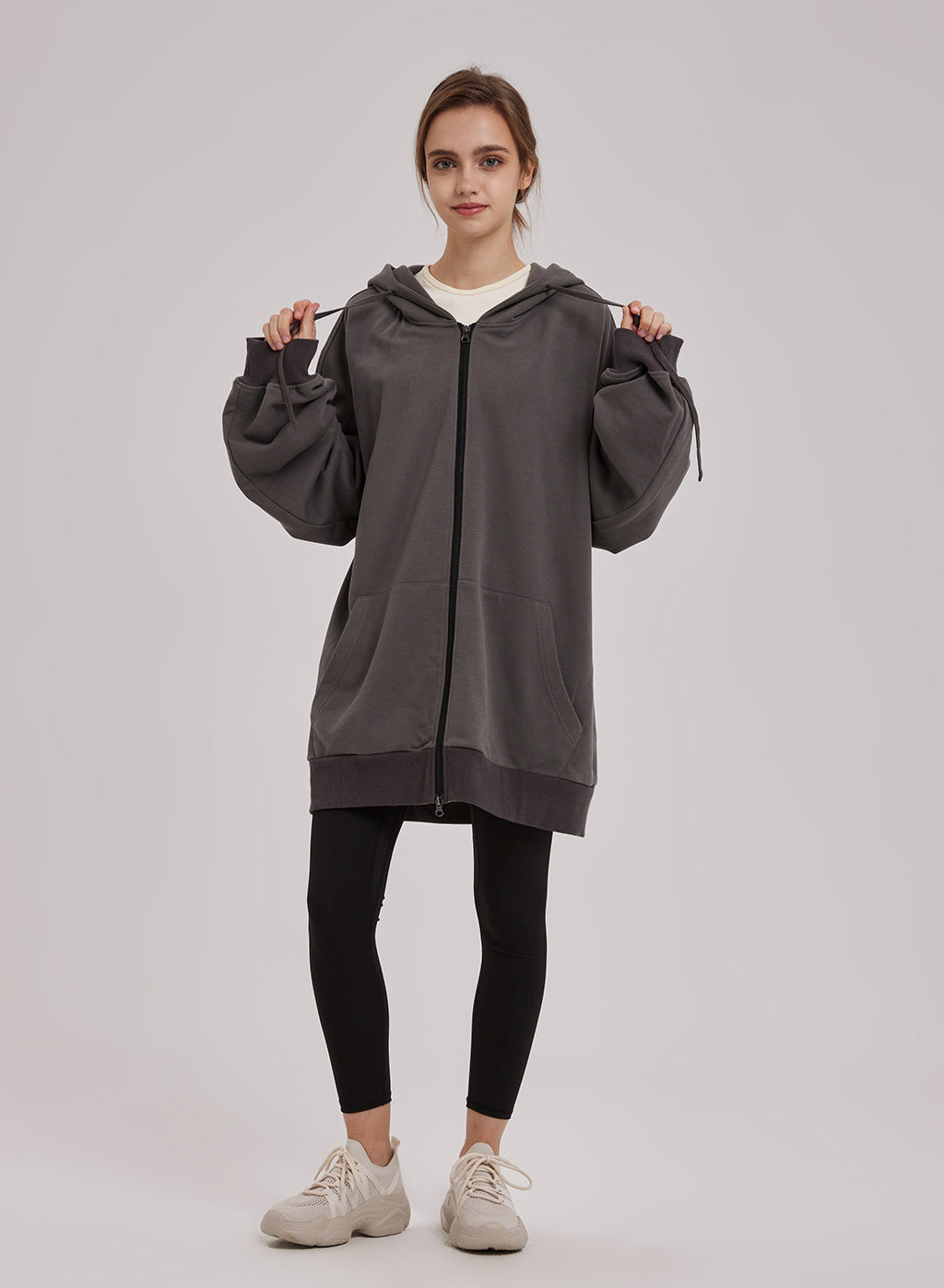Oversized Zip Up Hoodie