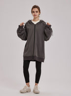 Oversized Zip Up Hoodie