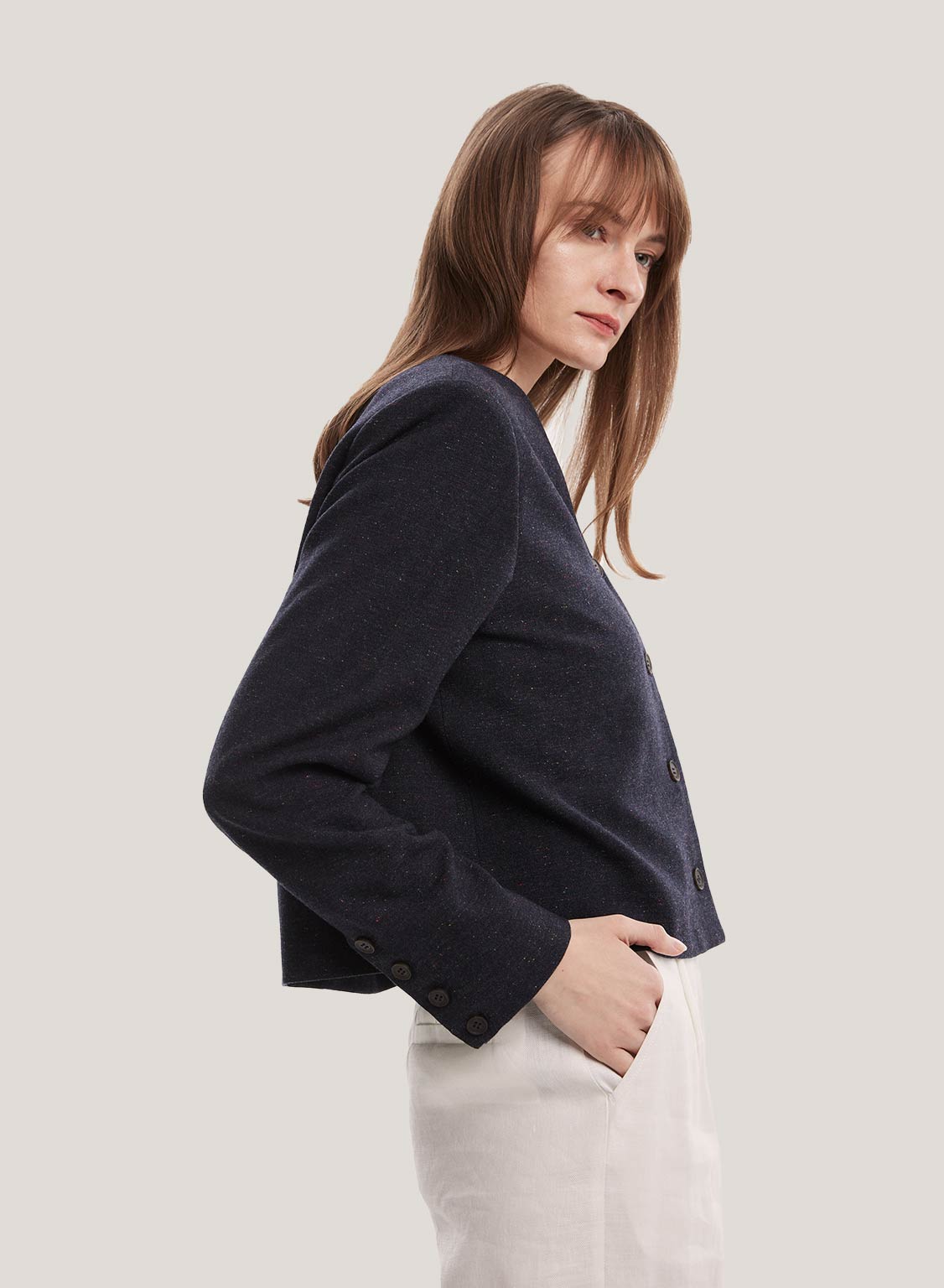 cardigan blazer