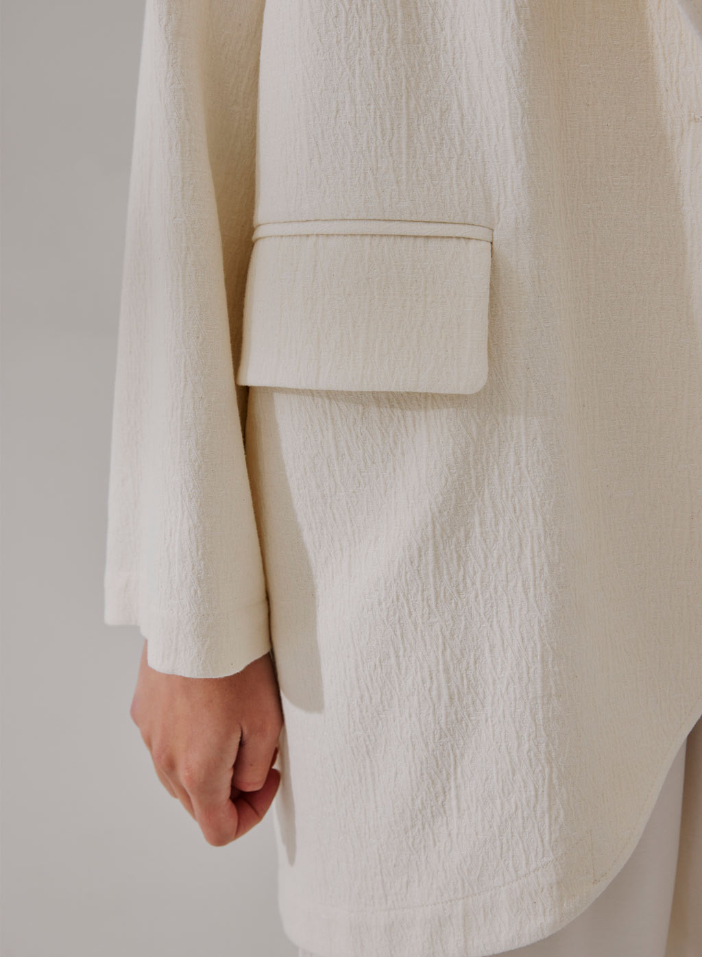 Relaxed One-Button Blazer