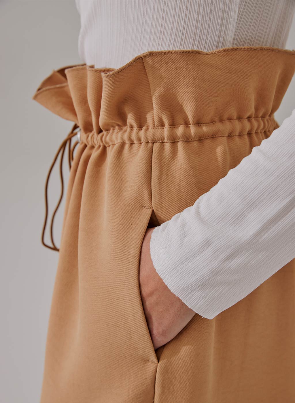 NAP Ruffle Wide-Leg Trouser