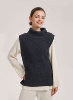 Sleeveless High Neck Top