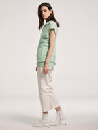 Sweater With Cap Sleeves