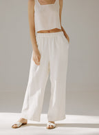 Linen Wide Leg Pants