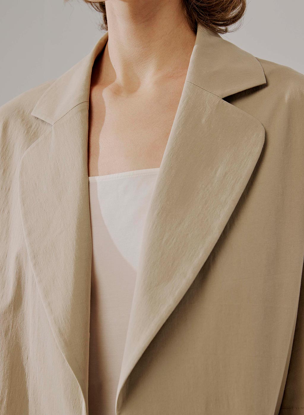 Boxy Short-Sleeve Jacket