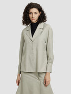 Wool Blend Buttoned Shirt
