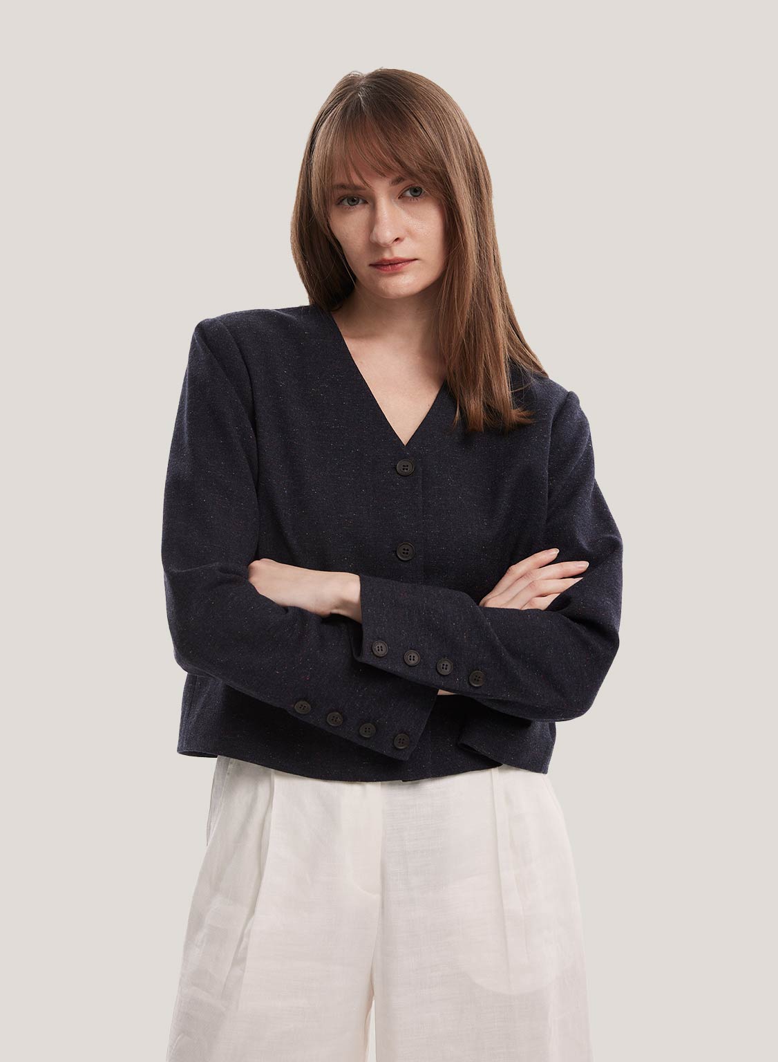 cardigan blazer