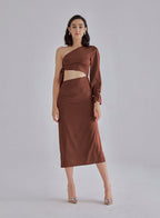 Pink Palace Silk Dress