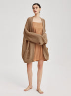 Plush Yak Wool Cardigan - Del Rio, M image