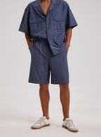 Relaxed Fit Shorts - Navy, M image