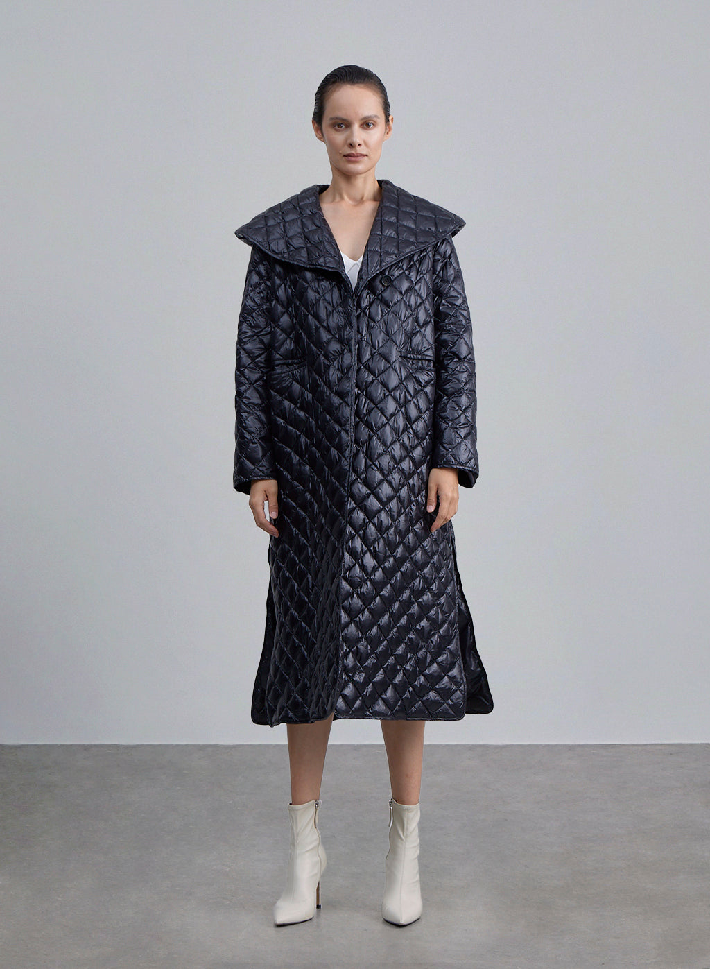 Ultralight Side Slit Down Coat image 0
