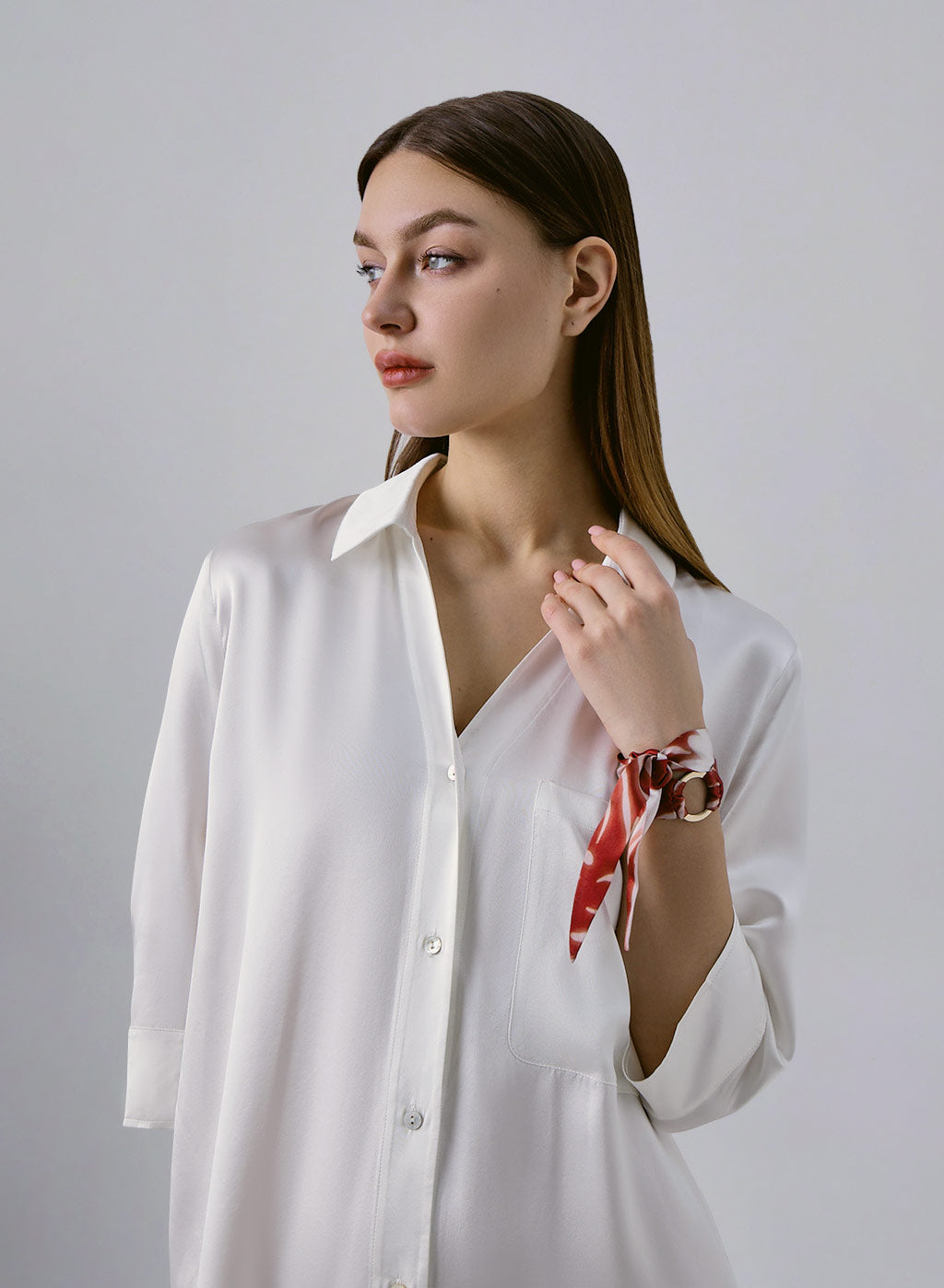 Ring Silk Handkerchief Bracelet image 0