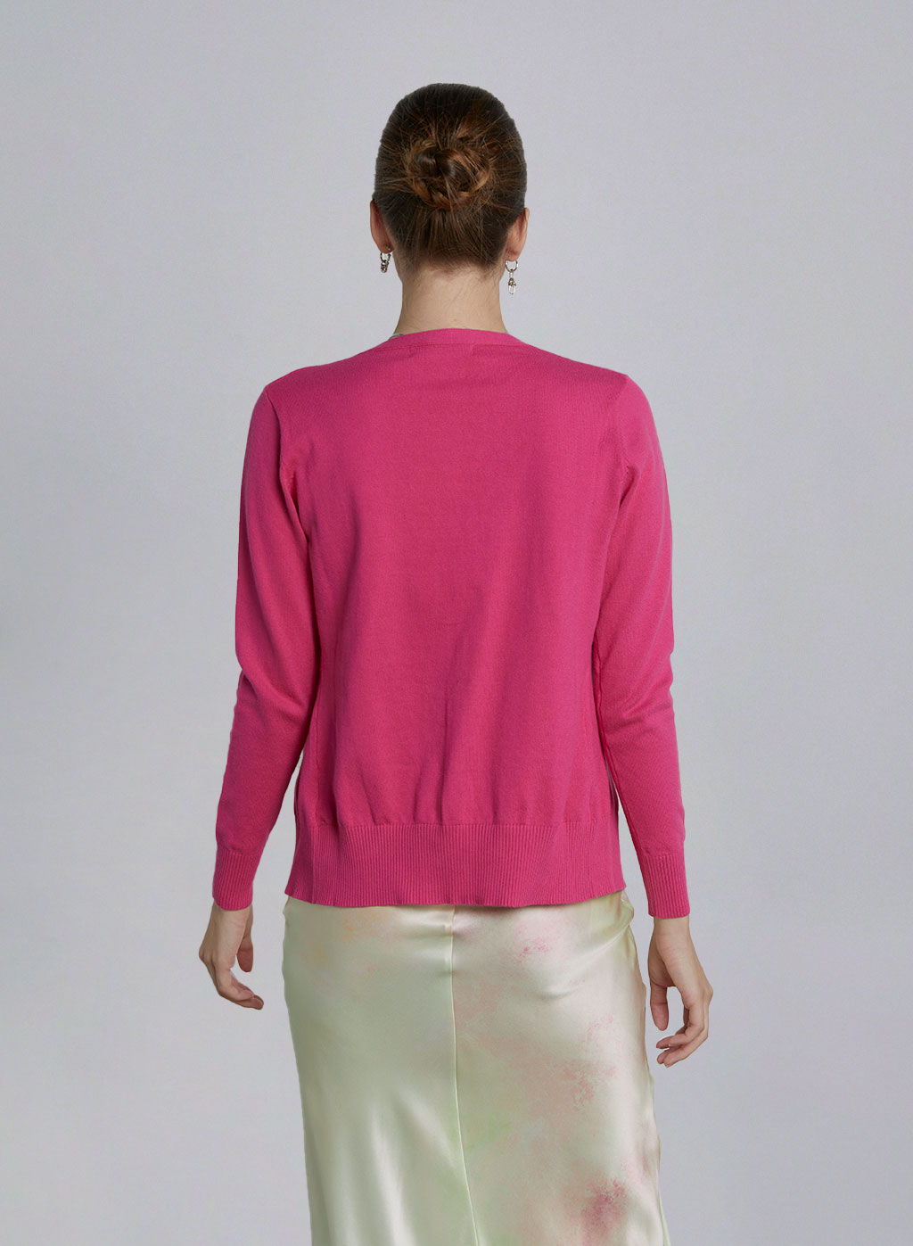 Fitted Buttoned Front Cotton Top image 1