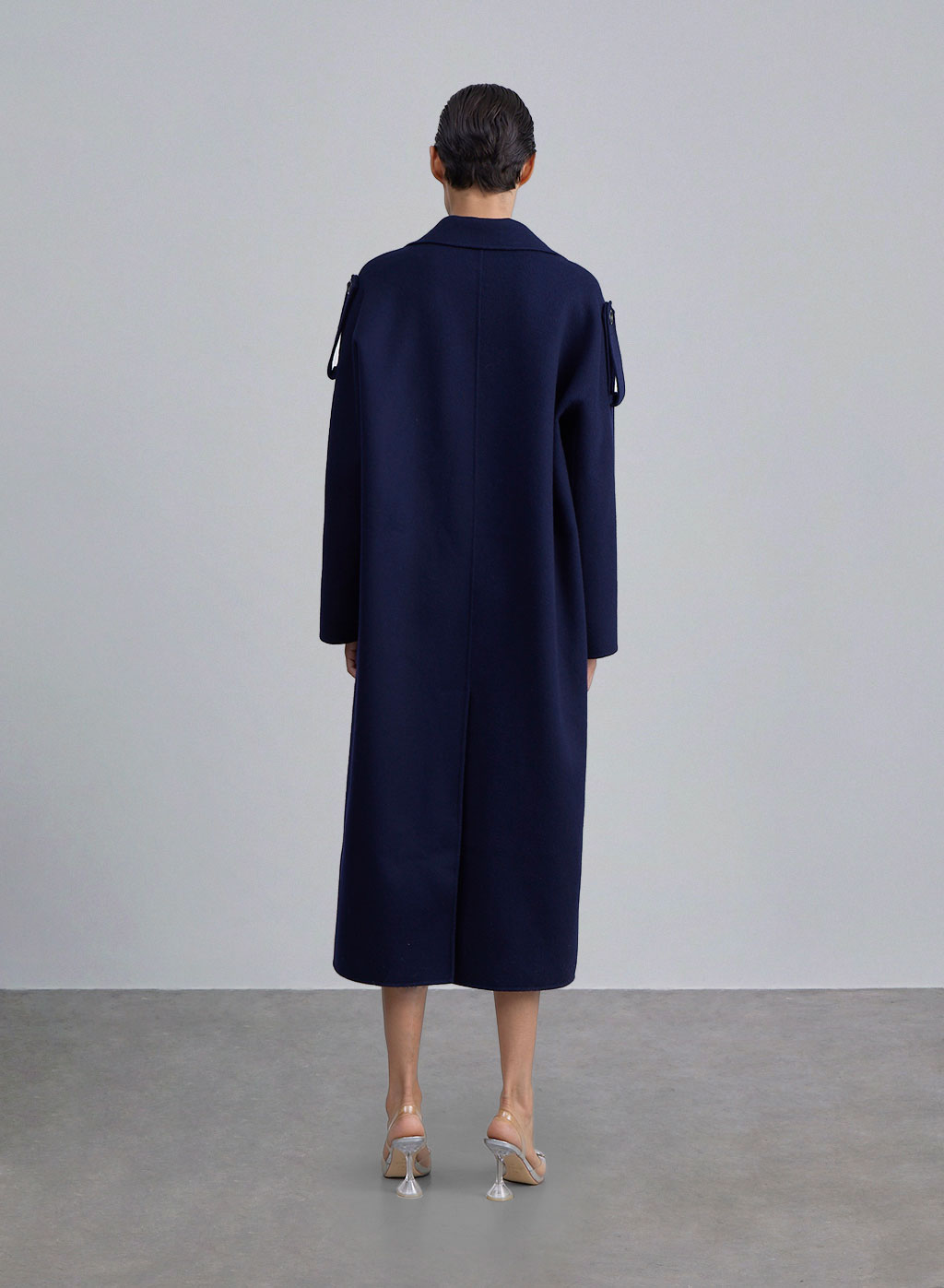 Flap Pocket Shoulder Epaulettes Winter Coat image 1