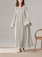 Ballon Sleeves Midi Dress image 0