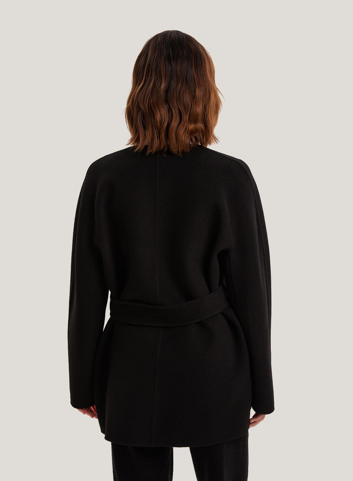 Belted Double-Faced Wool-Cashmere Coat image 1