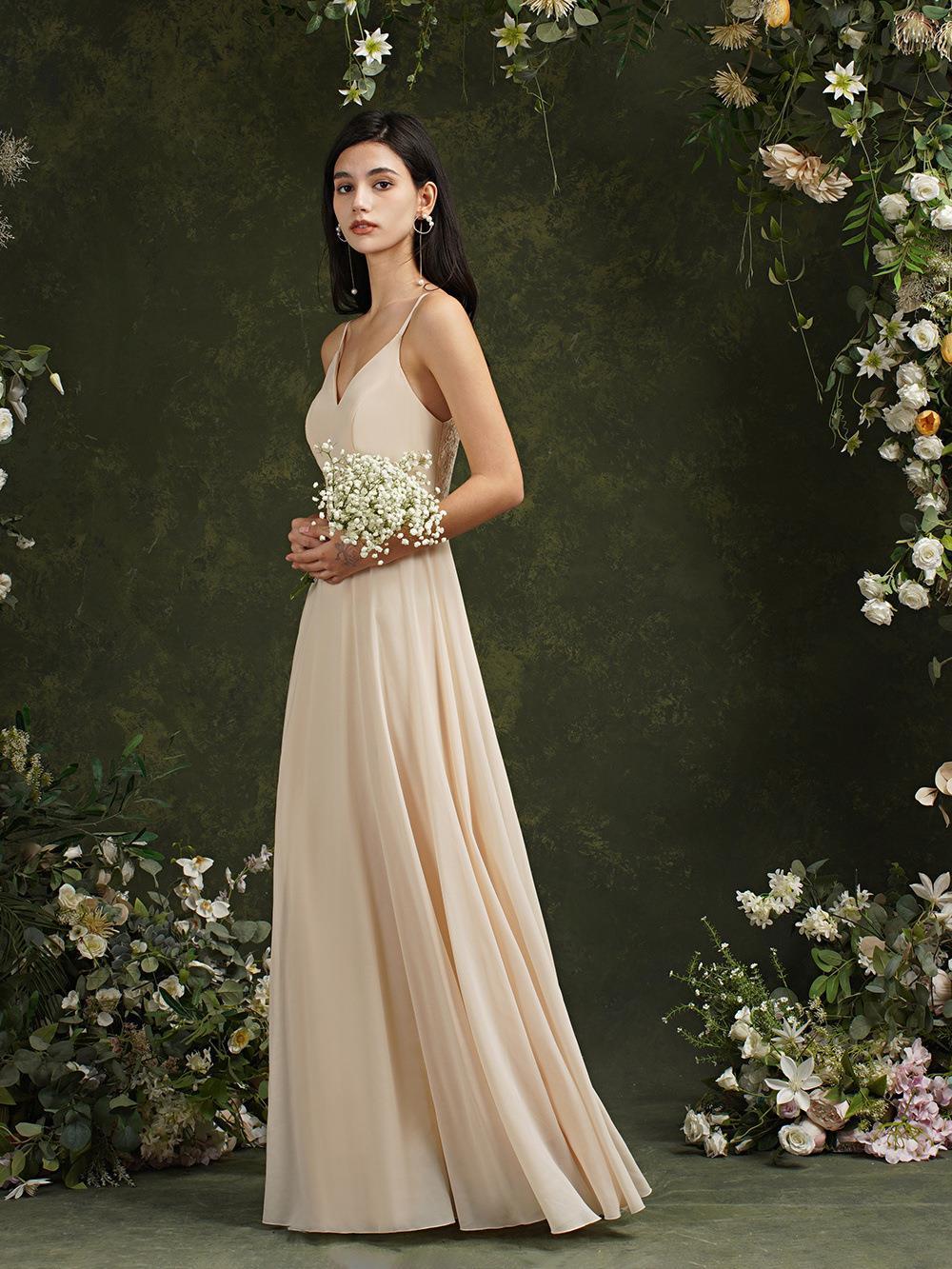 Spring New Banquet Stage Party European And American Deep V Dress image 3